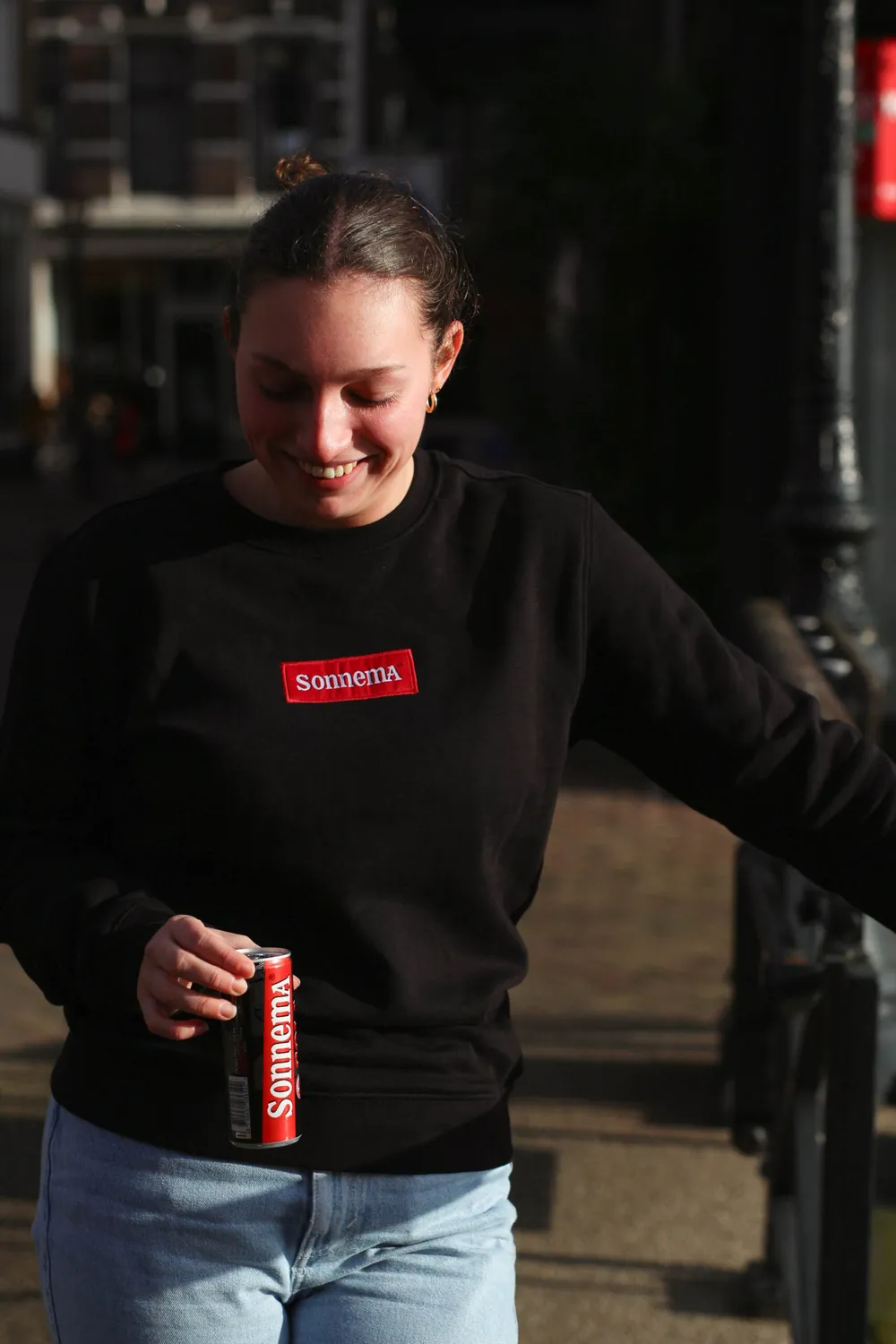 Sonnema Berenburg Fedde’s Crewneck sweater zwart logo