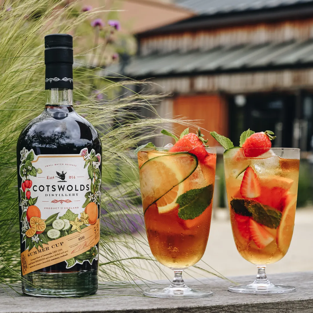 Cotswolds Summer Cup Gin Likeur Fles Fruitig met Sherry