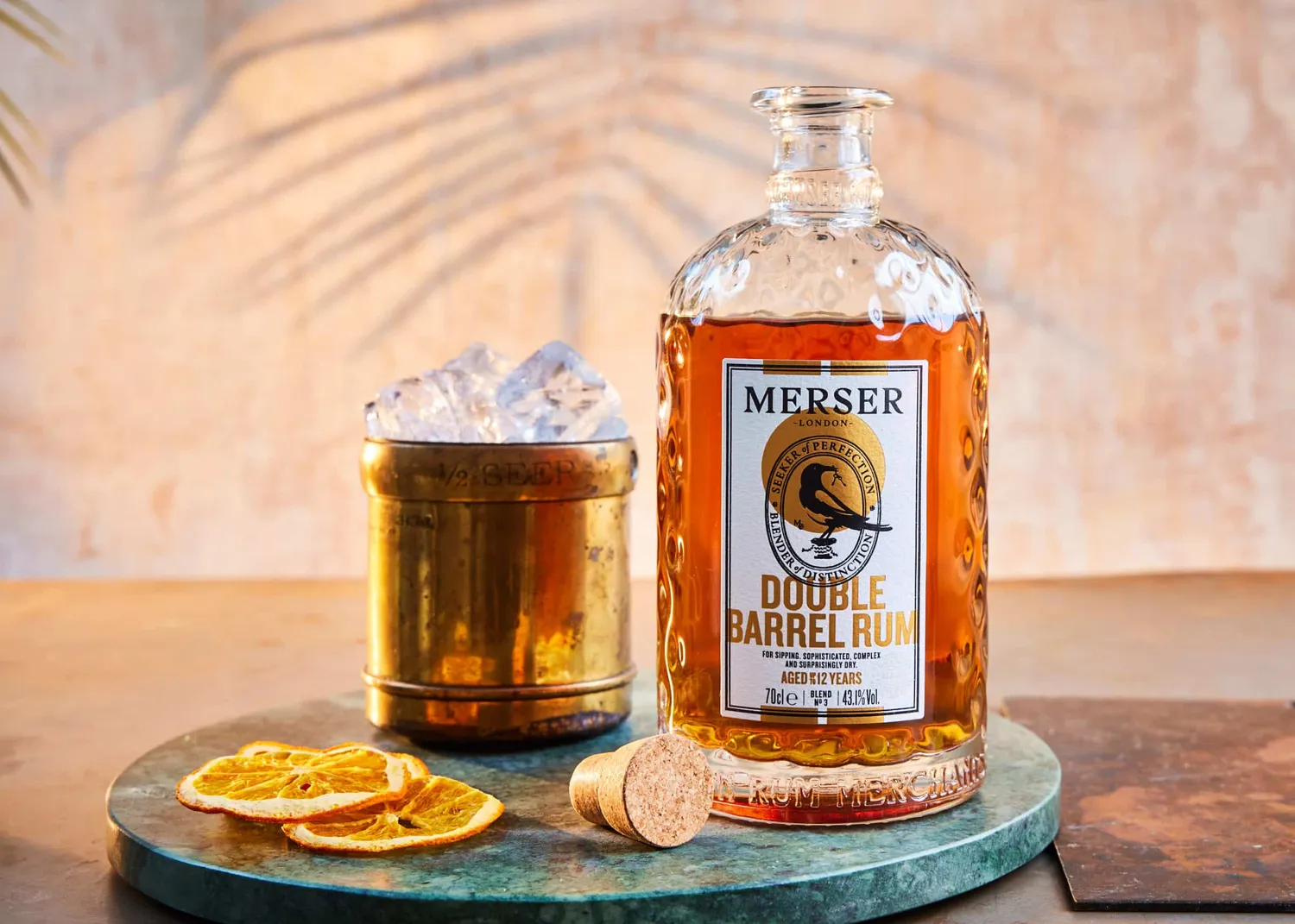 Merser Double Barrel rum 12 jaar vatgerijpt