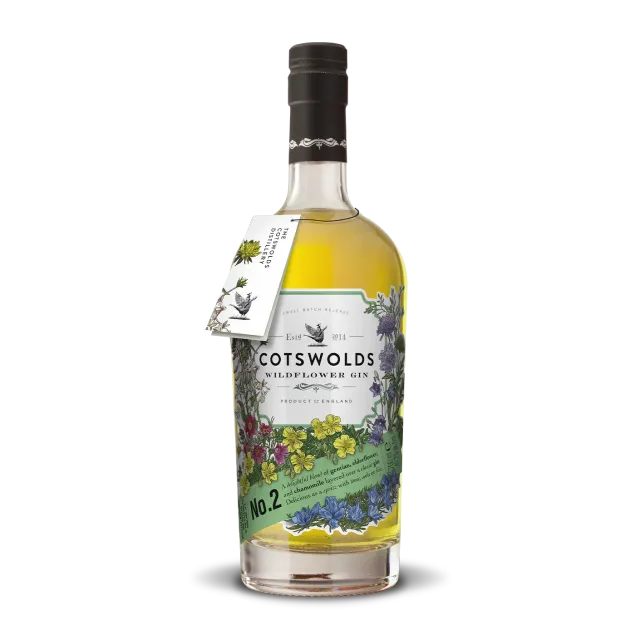 Wildflower No.2 Gin Bloemige Gin Fles Citroen Bitterzoet