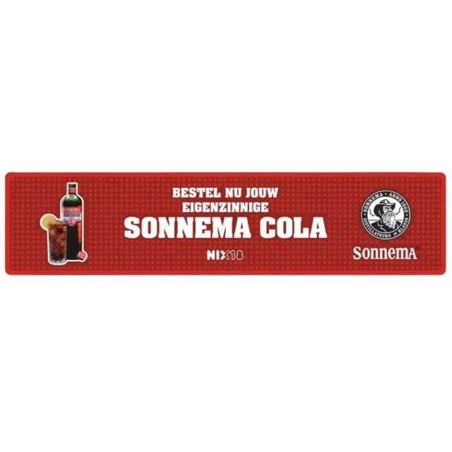 Sonnema Berenburg XXL Barmat bar mat 85x20cm rubber
