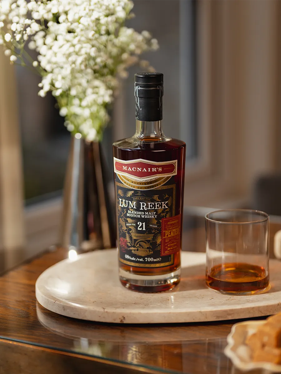 MacNair Lum Reek 21 jaar blended malt whisky Islay Speyside